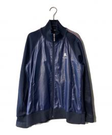 BURBERRY BLACK LABEL（バーバリーブラックレーベル）の古着「ナイロン切替トラックジャケット」｜ネイビー