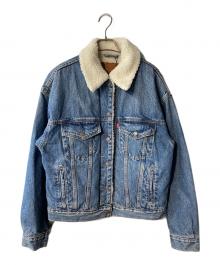 LEVI'S PReMIUM（リーバイス プレミアム）の古着「SHERPA TRUCKER AFTER SCHOOL SITCOM/シェルパトラッカージャケット」｜ブルー