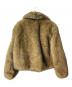 ZARA (ザラ) ショートフェイクファージャケット ブラウン サイズ:S：7000円