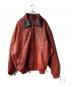 pellepelle（ペレペレ）の古着「レザースタッズジャケット」｜レッド