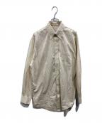 BROOKS BROTHERS 346ブルックスブラザーズ 346）の古着「チェックドレスシャツ」｜ベージュ