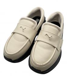 PUMA（プーマ）の古着「LOAFYR WNS ALPINE SNOW-PUMA BLACK」｜ベージュ×ブラック