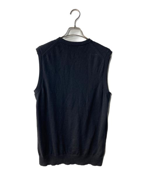 FRED PERRY（フレッドペリー）FRED PERRY (フレッドペリー) ニットベスト ブラック サイズ:Mの古着・服飾アイテム