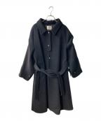 Ameriアメリ）の古着「SOFT WOOL BAL COLLAR COAT」｜ブラック