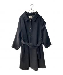 Ameri（アメリ）の古着「SOFT WOOL BAL COLLAR COAT」｜ブラック