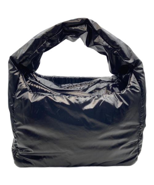 NKNIT（ンニット）NKNIT (ンニット) Small padded box bag ハンドバッグ ブラックの古着・服飾アイテム