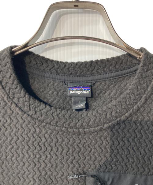 Patagonia（パタゴニア）Patagonia (パタゴニア) 25FW R1 エア・クルー スウェット ブラック サイズ:Sの古着・服飾アイテム