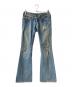 TRUE RELIGION（トゥルー レリジョン）の古着「ローライズデニムパンツ」｜ブルー