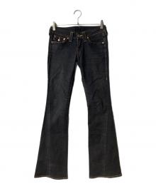 TRUE RELIGION（トゥルー レリジョン）の古着「ローライズデニムパンツ」｜ブラック