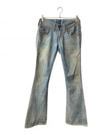 TRUE RELIGION（トゥルー レリジョン）の古着「ローライズデニムパンツ」｜ブルー
