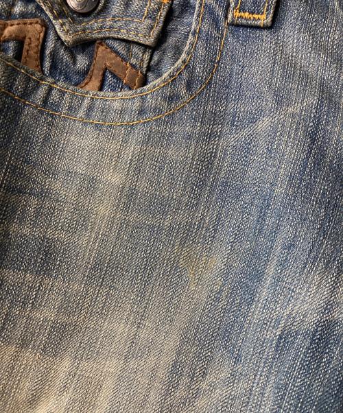 TRUE RELIGION（トゥルー レリジョン）TRUE RELIGION (トゥルー レリジョン) ローライズデニムパンツ ブルー サイズ:27の古着・服飾アイテム