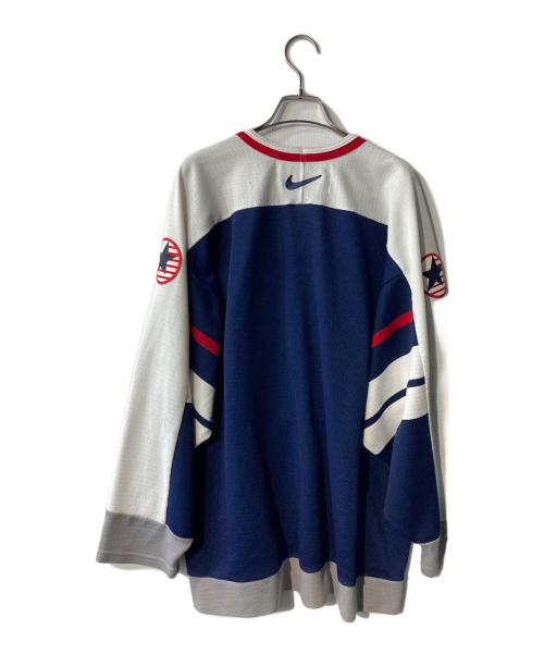 NIKE（ナイキ）NIKE (ナイキ) USA ホッケー ゲームシャツ ネイビー サイズ:Lの古着・服飾アイテム