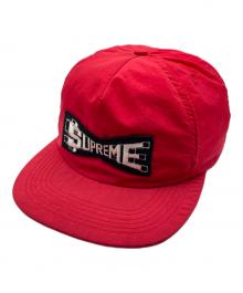 SUPREME（シュプリーム）の古着「Skew Nylon 5-Panel」｜レッド