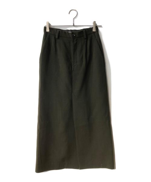 ISSEY MIYAKE（イッセイミヤケ）ISSEY MIYAKE (イッセイミヤケ) オールド  ウールスカ－ト カーキ サイズ:Mの古着・服飾アイテム
