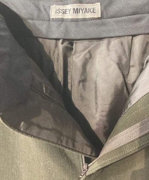 ISSEY MIYAKE（イッセイミヤケ）ISSEY MIYAKE (イッセイミヤケ) オールド  ウールスカ－ト カーキ サイズ:Mの古着・服飾アイテム