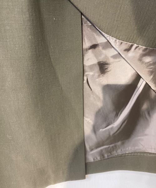 ISSEY MIYAKE（イッセイミヤケ）ISSEY MIYAKE (イッセイミヤケ) オールド  ウールスカ－ト カーキ サイズ:Mの古着・服飾アイテム
