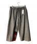s'yte（サイト）の古着「Etermine Nep Tweed Nordic Pattern Knit Wrap Pants」｜グレー