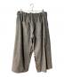 s'yte (サイト) Etermine Nep Tweed Nordic Pattern Knit Wrap Pants グレー サイズ:3：15000円