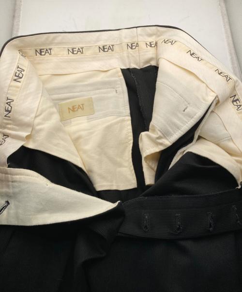 NEAT（ニート）NEAT (ニート) 2タックスラックス ブラック サイズ:46の古着・服飾アイテム
