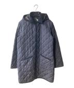 LAVENHAM×azabu tailorラベンハム×アザブテーラー）の古着「キルティングハーフコート」｜ネイビー