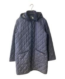 LAVENHAM×azabu tailor（ラベンハム×アザブテーラー）の古着「キルティングハーフコート」｜ネイビー