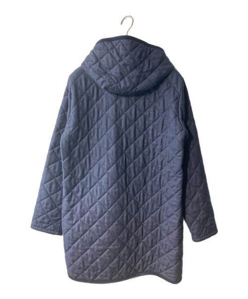 LAVENHAM（ラベンハム）LAVENHAM (ラベンハム) azabu tailor (アザブテーラー) キルティングハーフコート ネイビー サイズ:Mの古着・服飾アイテム