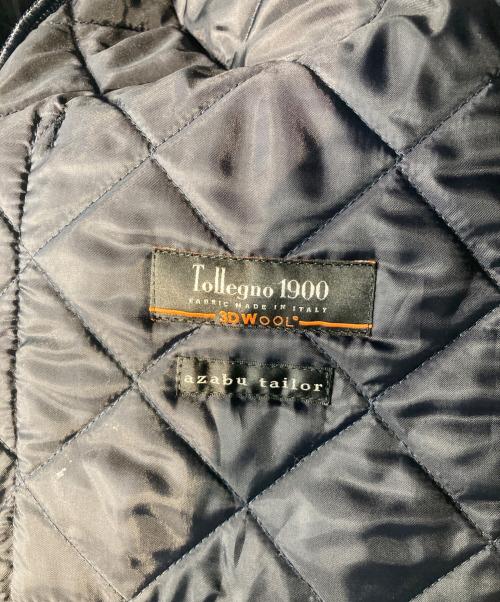 LAVENHAM（ラベンハム）LAVENHAM (ラベンハム) azabu tailor (アザブテーラー) キルティングハーフコート ネイビー サイズ:Mの古着・服飾アイテム