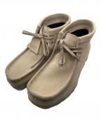 CLARKS×BEAMSクラークス×ビームス）の古着「別注ワラビーブーツ」｜ベージュ