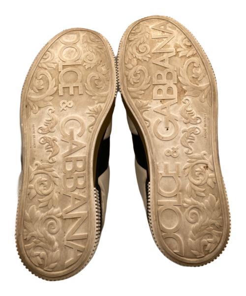 DOLCE & GABBANA（ドルチェ＆ガッバーナ）DOLCE & GABBANA (ドルチェ＆ガッバーナ) マイアミ ローカットスニーカー ホワイト×ブラック サイズ:9の古着・服飾アイテム