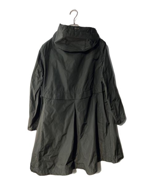 HERNO（ヘルノ）HERNO (ヘルノ) フーデッド スプリングトレンチコート ブラック サイズ:42 未使用品の古着・服飾アイテム