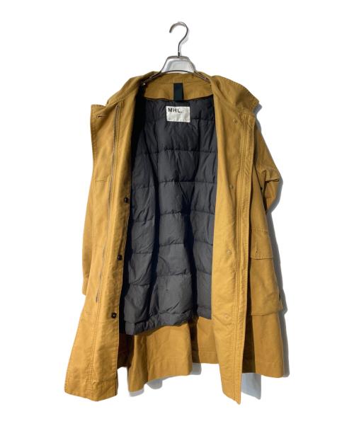 MHL（マーガレットハウエル）MHL (マーガレットハウエル) UNEVEN COTTON CANVAS ライナー付きコート カーキ サイズ:2の古着・服飾アイテム