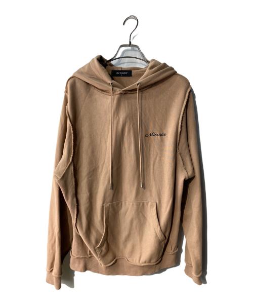 MLVINCE（メルヴィンス）MLVINCE (メルヴィンス) インサイドアウトロゴフーディ ベージュ サイズ:Mの古着・服飾アイテム