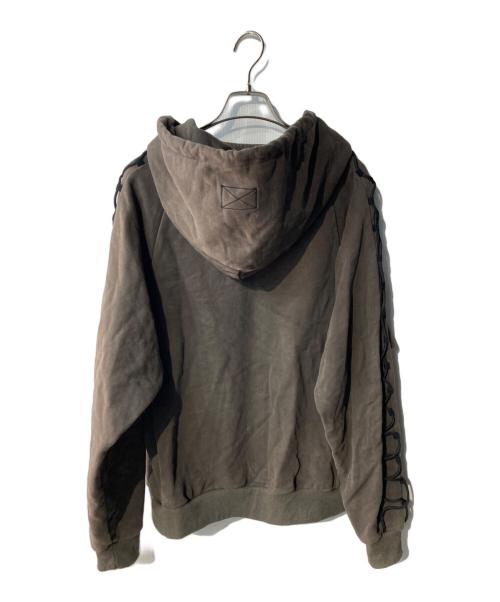 MLVINCE（メルヴィンス）MLVINCE (メルヴィンス) HEAVYWEIGHT OVERSIZED DRESS SLEEVE HOODY パーカー グレー サイズ:Mの古着・服飾アイテム