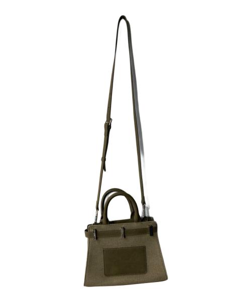 NDG PARIS（エヌディージー・パリス）NDG PARIS (エヌディージー・パリス) Jeanne 250MM Army ハンドバッグ カーキの古着・服飾アイテム