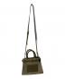 NDG PARIS (エヌディージー・パリス) Jeanne 250MM Army ハンドバッグ カーキ：18000円