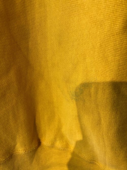 Champion REVERSE WEAVE（チャンピオン リバース ウィーブ）Champion REVERSE WEAVE (チャンピオン リバース ウィーブ) カレッジロゴスウェット イエロー サイズ:Lの古着・服飾アイテム