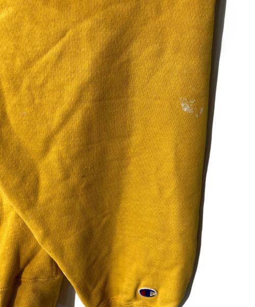 Champion REVERSE WEAVE（チャンピオン リバース ウィーブ）Champion REVERSE WEAVE (チャンピオン リバース ウィーブ) カレッジロゴスウェット イエロー サイズ:Lの古着・服飾アイテム