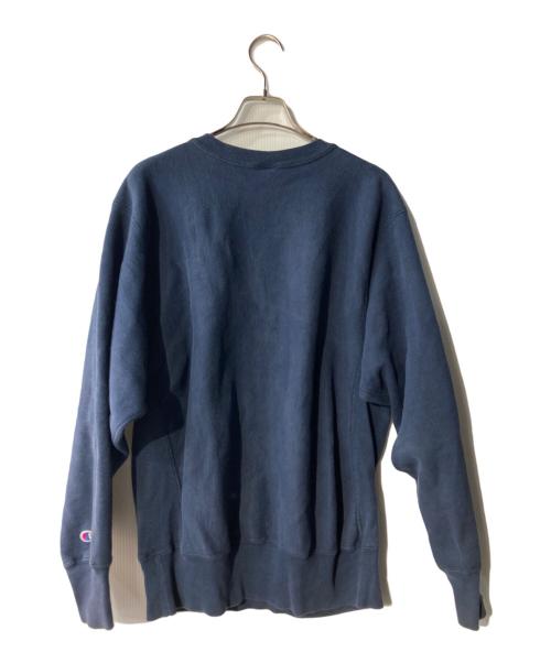 Champion REVERSE WEAVE（チャンピオン リバース ウィーブ）Champion REVERSE WEAVE (チャンピオン リバース ウィーブ) 90sカレッジロゴスウェット ネイビー サイズ:XLの古着・服飾アイテム
