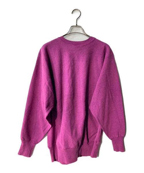 Champion REVERSE WEAVE（チャンピオン リバース ウィーブ）Champion REVERSE WEAVE (チャンピオン リバース ウィーブ) 90sクルーネックスウェット パープル サイズ:XLの古着・服飾アイテム