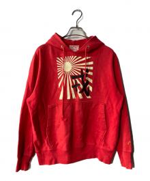 EVISU（エヴィス）の古着「プリントプルオーバーパーカー」｜レッド