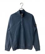 STONE ISLANDストーンアイランド）の古着「ハーフジップスウェット」｜ネイビー