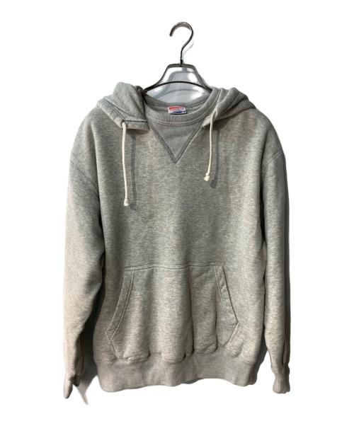 STANDARD CALIFORNIA（スタンダードカリフォルニア）STANDARD CALIFORNIA (スタンダードカリフォルニア) SD Logo After Hood Sweat パーカー グレー サイズ:Lの古着・服飾アイテム