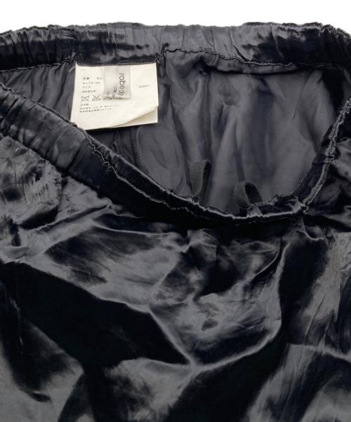 ROBE DE CHAMBRE COMME DES GARCONS（ローブドシャンブル コムデギャルソン）ROBE DE CHAMBRE COMME DES GARCONS (ローブドシャンブル コムデギャルソン) サテンスカート ブラック サイズ:記載なしの古着・服飾アイテム