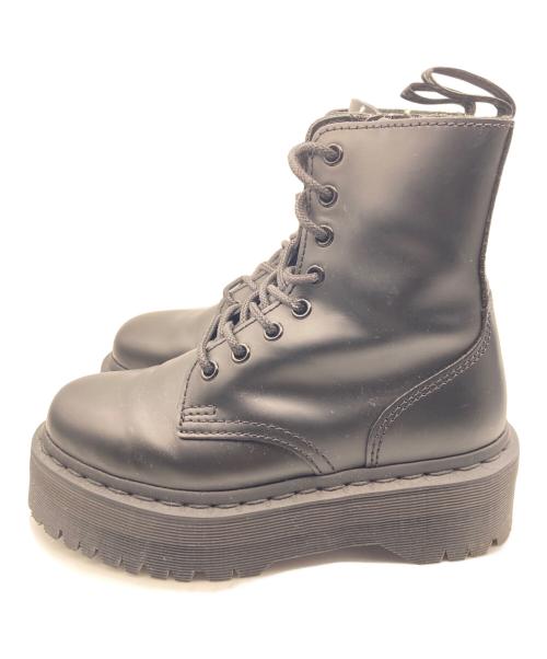 Dr.Martens（ドクターマーチン）Dr.Martens (ドクターマーチン) JADON MONO 8ホールブ－ツ ブラウン サイズ:UK3の古着・服飾アイテム
