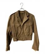 BRITISH MILITARYブリティッシュミリタリー）の古着「50'sバトルドレスジャケット」｜ブラウン