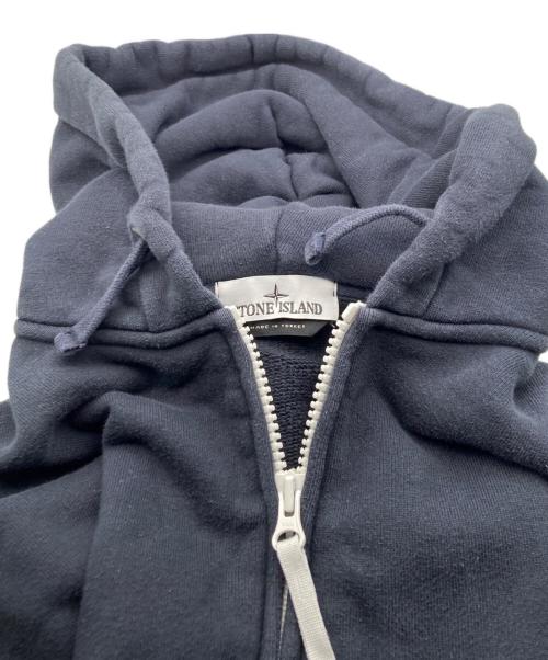 STONE ISLAND（ストーンアイランド）STONE ISLAND (ストーンアイランド) MARINA ジップアップパーカー ネイビー サイズ:Lの古着・服飾アイテム