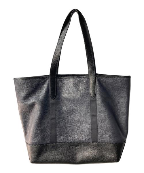 COACH（コーチ）COACH (コーチ) レザートートバッグ ブラックの古着・服飾アイテム