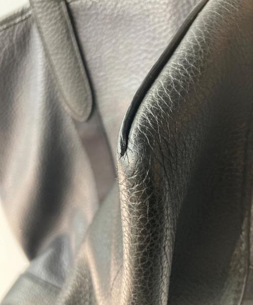 COACH（コーチ）COACH (コーチ) レザートートバッグ ブラックの古着・服飾アイテム