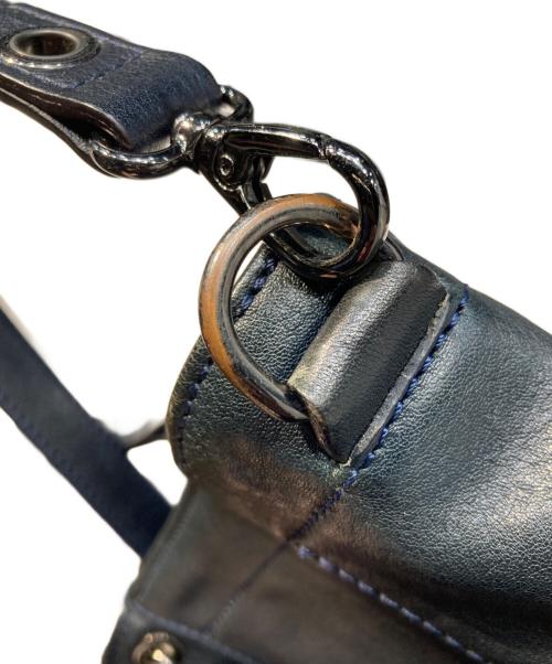 LONGCHAMP（ロンシャン）LONGCHAMP (ロンシャン) レザー2Wayバッグ ネイビーの古着・服飾アイテム