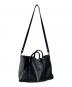 LONGCHAMP (ロンシャン) レザー2Wayバッグ ネイビー：15000円